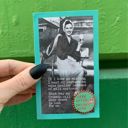  Save Water Drink Wine Pink and Green Enamel Pin on Gift Card