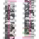  Save Water Drink Wine Pink and Green Enamel Pin on Gift Card