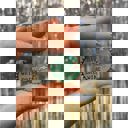  Save Water Drink Wine Pink and Green Enamel Pin on Gift Card