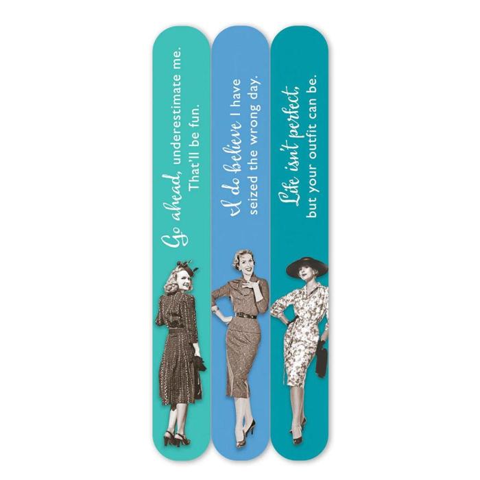 Vintage-Vibe Emery Boards & Nail Files | Funny Manicure Gifts for Her