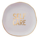  Self Care Ceramic Tray in Gray with Makeup Sponge | Cosmetic Giftable Beauty Tools Set