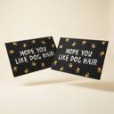  Set of 2 Hope You Like Dog Hair Indoor/Outdoor Rug | 34" x 20" | Slip-Resistant Backing