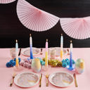  Taper Candles Set of 2 - Ombre, Pastel, Rainbow, Spiral, Holiday - 9" Candle Sets