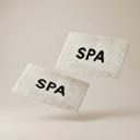  Set of 2 Spa Bath Mat | Soft Cotton Bathroom Rug | 20" x 30"