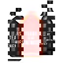  Set of 3 Amber Mini Flask | Gifts for Him