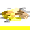  Set of 3 Leftovers Bamboo Lunch Box in Vivid Yellow | Eco-Friendly and Sustainable | 7.5" x 5" x 2"