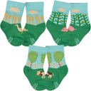  Set of 3 Little Farm Baby Socks | Farm Themed Baby Gift | 6-12 month