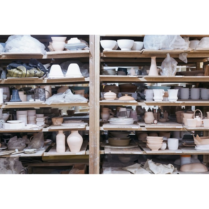 Boxed Gift Set of 4 Handmade Mugs - Turkish Flowers, Hand Painted