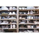  Boxed Gift Set of 4 Handmade Mugs - Turkish Flowers, Hand Painted