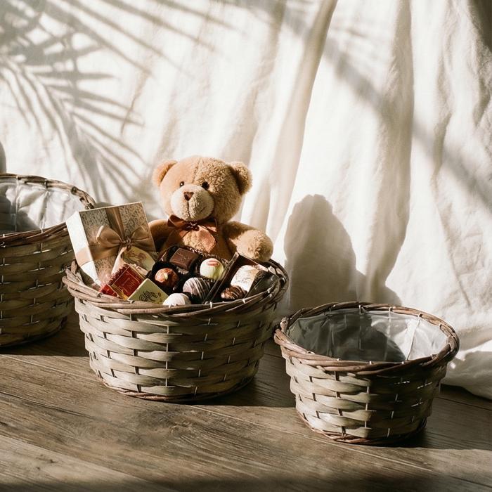 Eco-Friendly Woven Storage Basket Sets – Closet, Bathroom & Pantry Organizers