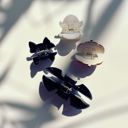  Set of 4 Mini Spooky Hair Claws | Hair Claw Clip in Giftable Pouch