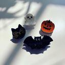 Set of 4 Mini Spooky Hair Claws | Hair Claw Clip in Giftable Pouch