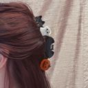  Set of 4 Mini Spooky Hair Claws | Halloween Hair Claw Clip Set in Giftable Pouch | Bat, Pumpkin, Cat, Ghost