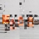  Set of 6 Amber Glass Mini Flasks | Tears of My Enemies, Liquid Patience, Cheaper Than Therapy, Etc.