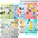  Set of 6 Strange Friends Birthday Greeting Card Box