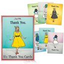 Set of 6 Strange Friends Thank You Greeting Card Box Set  |  Fun Funny Message Card Birthday or Thank You Funny Greeting Card Box Set | Set of 6 | Cute Message Card Sets