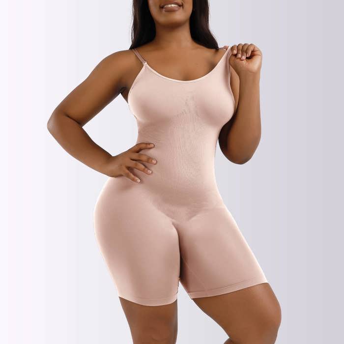 Shapewear Playsuit Seamless Bodysuit [Available in Beige or Black] Sizes SM-XXL