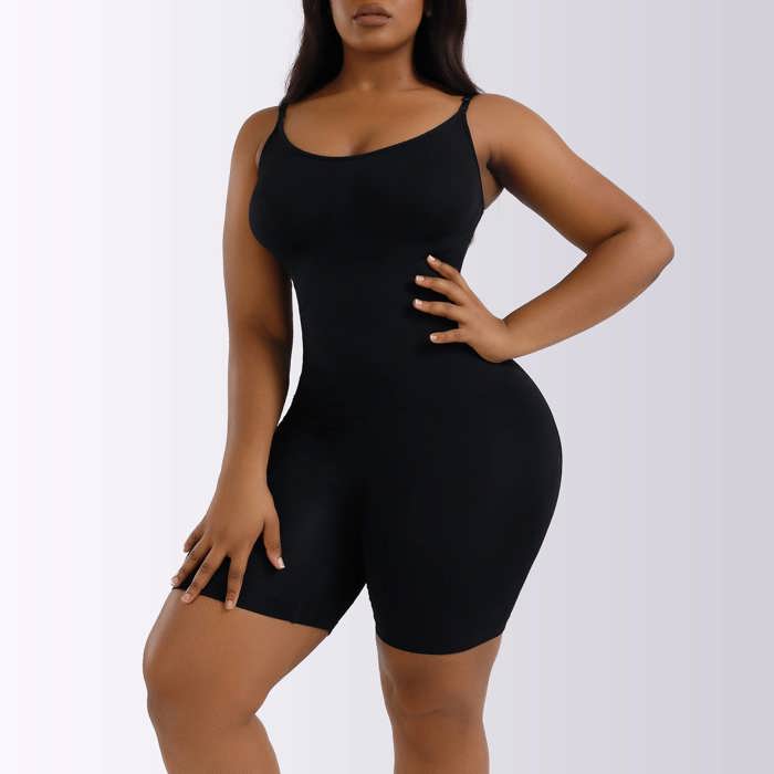 Shapewear Playsuit Seamless Bodysuit [Available in Beige or Black] Sizes SM-XXL