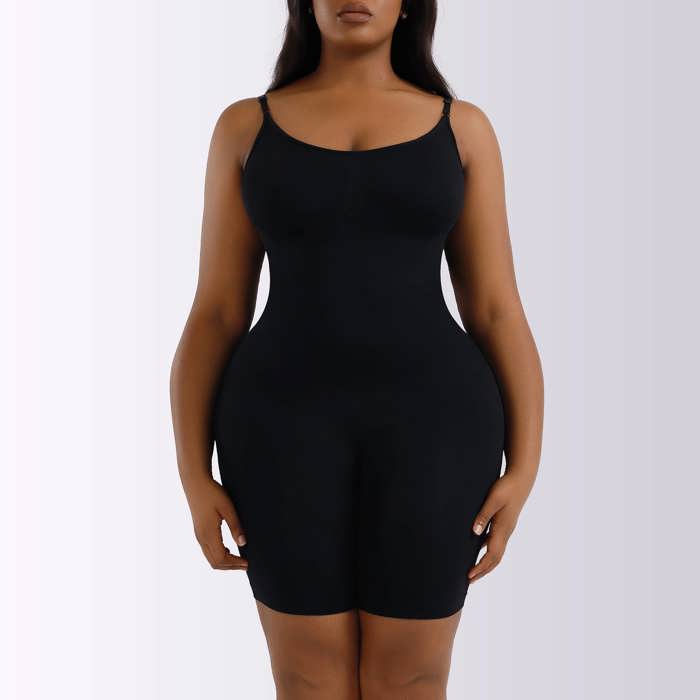 Shapewear Playsuit Seamless Bodysuit [Available in Beige or Black] Sizes SM-XXL