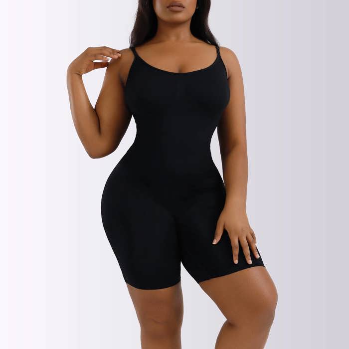 Shapewear Playsuit Seamless Bodysuit [Available in Beige or Black] Sizes SM-XXL