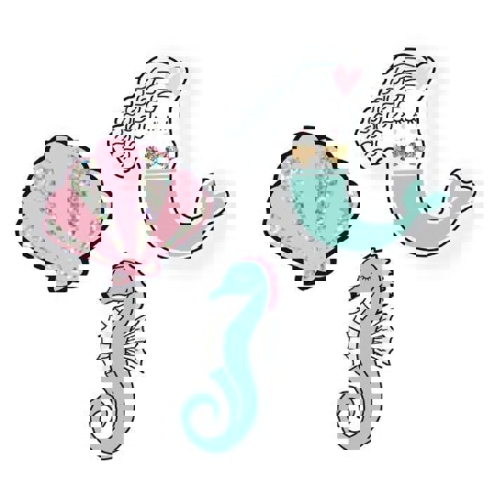 Shell Mermaid Sequined Patches | Set of 3