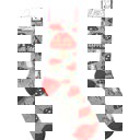  Shiitake Happens Funny Socks Mushrooms in Red | Unisex
