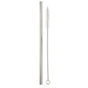  Stainless Steel Straw And Brush Set in Bag | Eco-Friendly and Reusable 