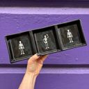  Skeletons Halloween Treat Tray | Ceramic 3 Compartment Tray for Candy, Jewelry, Trinkets
