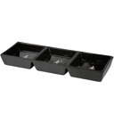  Skeletons Halloween Treat Tray | Ceramic 3 Compartment Tray for Candy, Jewelry, Trinkets
