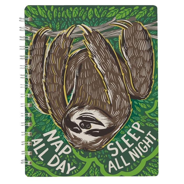 Pretty Spiral Notebooks with Quotes and Illustrations in 16+ Styles