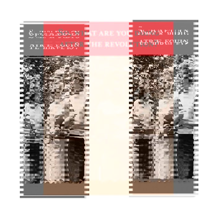 So What Are You Doing After The Revolution Mini Notepad