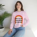 Light Pink Small Sorry I'm Late I Would Prefer Not To Be Here Unisex Heavy Blend™ Crewneck Sweatshirt