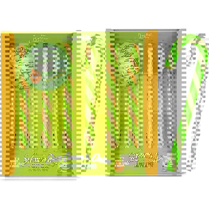 Sour Cream and Onion Candy Canes | Gift Box of 6 Funny Candy Canes