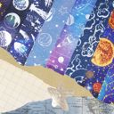  Space Washi Set | 19 Washi Tapes in a Box | Gift Wrapping Tools and Craft Tape