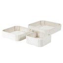  Square Wooden Tray Set | Set of 3 Decorative Serving Tray