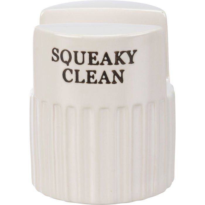 Squeaky Clean Sponge Holder | Minimalist White Kitchenware