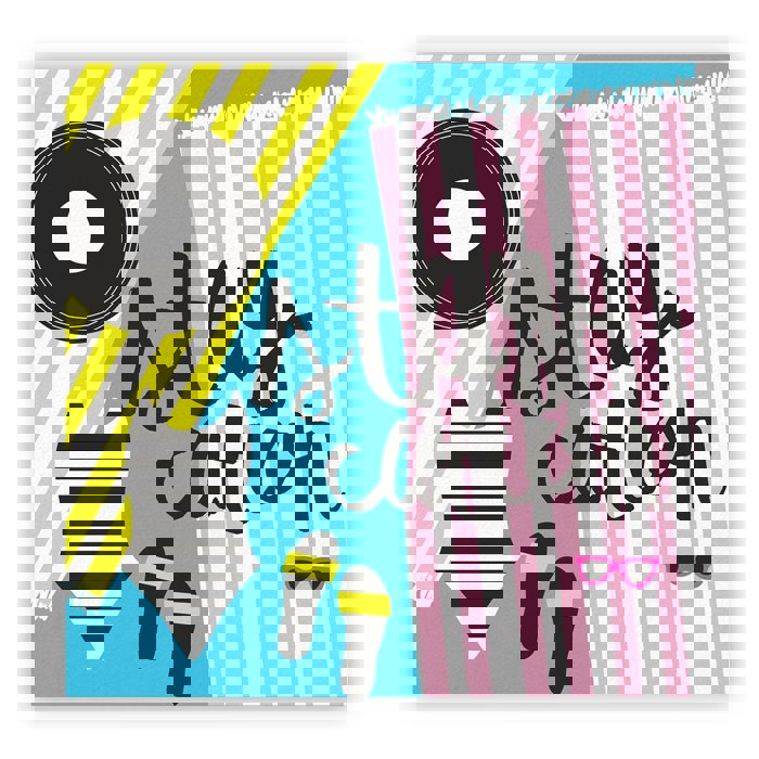 Staycation Party/Beverage/Cocktail Napkins | 5" Square Summer Beach Party Essentials