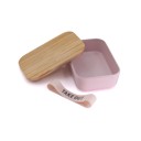  Take Out Bamboo Lunch Box in Blush Pink | Eco-Friendly and Sustainable | 7.5" x 5" x 2"
