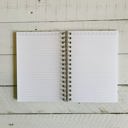  Take Time For Yourself Dainty Floral Spiral Hard Cover Journal | 160 Ruled Pages Spiral-bound Notebook | 6.25"x 8.25"