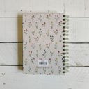  Take Time For Yourself Dainty Floral Spiral Hard Cover Journal | 160 Ruled Pages Spiral-bound Notebook | 6.25"x 8.25"