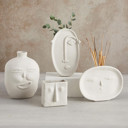  Tall Face Ceramic Pot | Decorative Planter for Succulents & Flowers | 4.75"  x 2"  X 7.5"