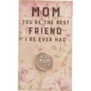 The Best Mom Ever Round Cute Enamel Pins on Giftable Cards - 20+ Styles Available