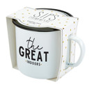  The Great Indoors Enamel Gift Mug | 24oz Camp Mug | Gift for Coffee Lovers