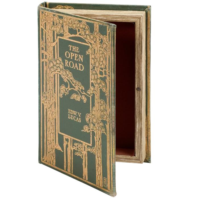 Vintage Book Box Stash Trinket Storage | Decorative Book-Shaped Storage