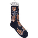  These Are My Knock 'Em Dead Socks with Tiger Motif | Unique Hand Illustrated Designs | Gift for Her