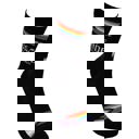 These Are My Pride Socks | LGBTQ+ Rainbow and Black | Gift for Her Him They