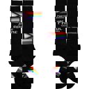  These Are My Pride Socks | LGBTQ+ Rainbow and Black | Gift for Her Him They