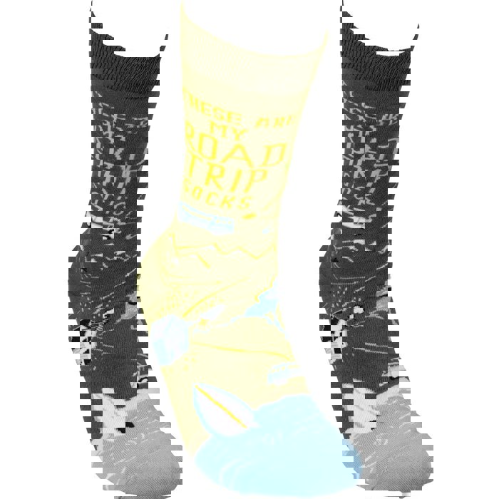 These Are My Road Trip Socks | Fun Travel-Inspired Crew Socks