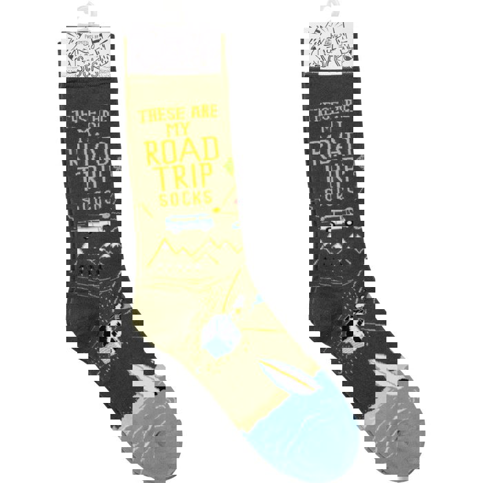These Are My Road Trip Socks | Fun Travel-Inspired Crew Socks