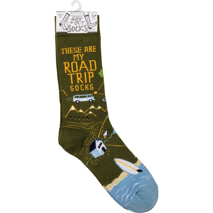 These Are My Road Trip Socks | Travel Inspired Designed Novelty Socks | Gift for Her